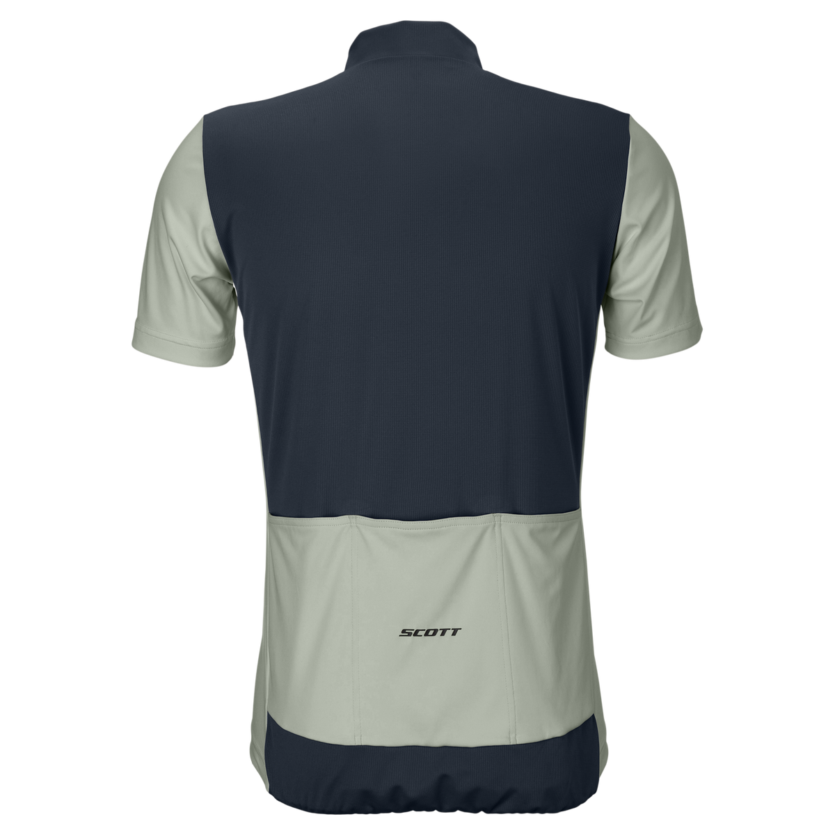 SCOTT Jersey Endurance LT Short Sleeve Herren – Spray Grey - Dark Blue – Rückansicht