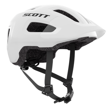 SCOTT Supra (CE) Kinderhelm – White – Vorderansicht