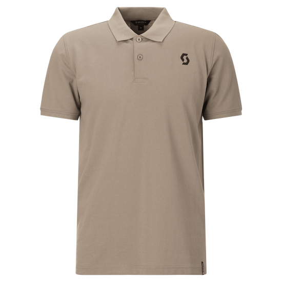 SCOTT Icon Poloshirt Herren – Toast Beige Vorderansicht