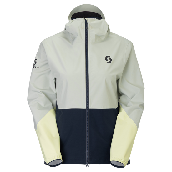 SCOTT Explorair Light Dryo 2.5L Damenjacke – Spray Grey / Dark Blue – Vorderansicht