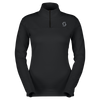 SCOTT Defined Light Midlayer-Pullover Damen – Black – Vorderansicht