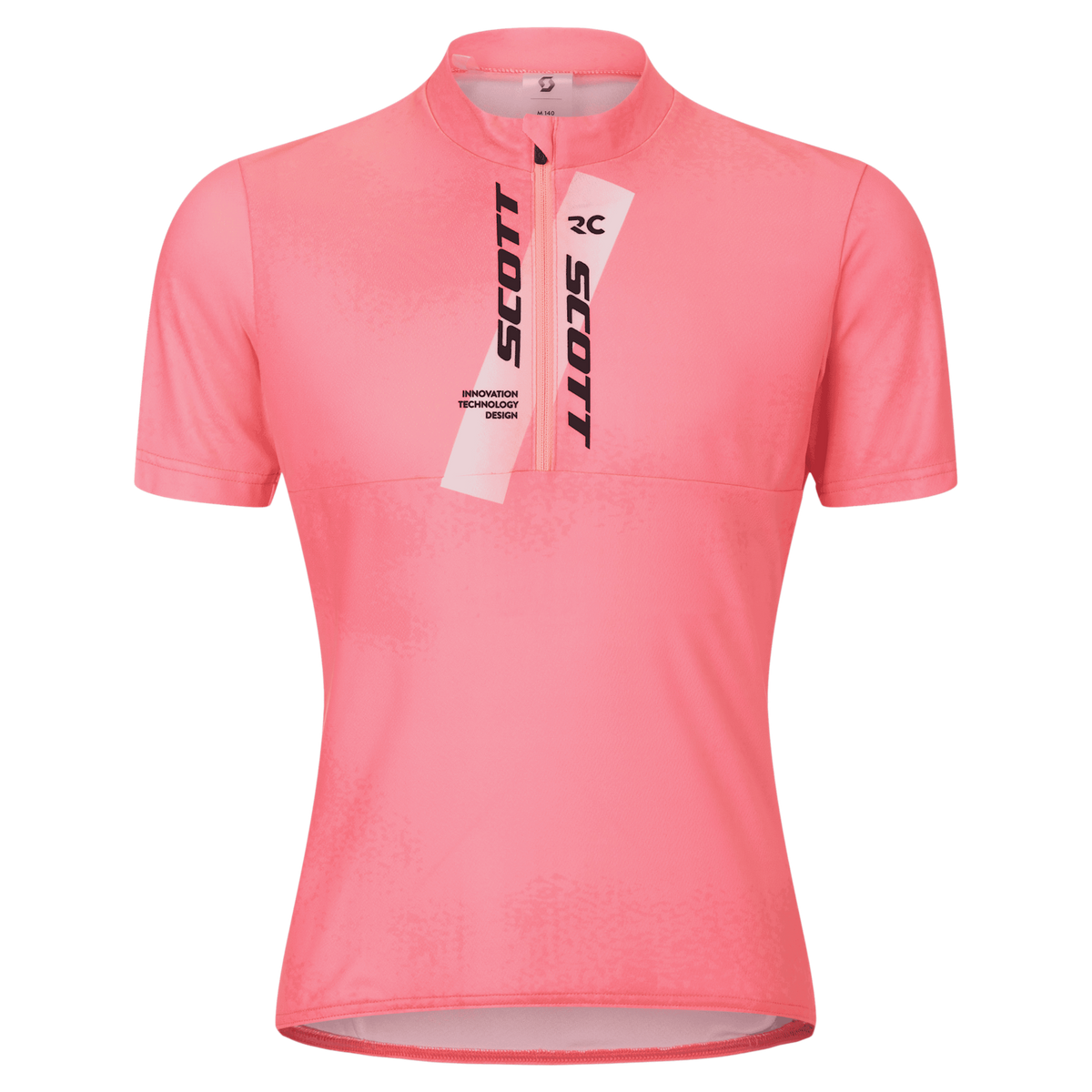 SCOTT Jersey Short Sleeve Kinder – Digital Pink - White – Vorderansicht