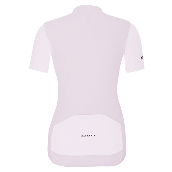 SCOTT Jersey Endurance Short Sleeve Damen – Bliss Pink - Cotton White – Rückansicht