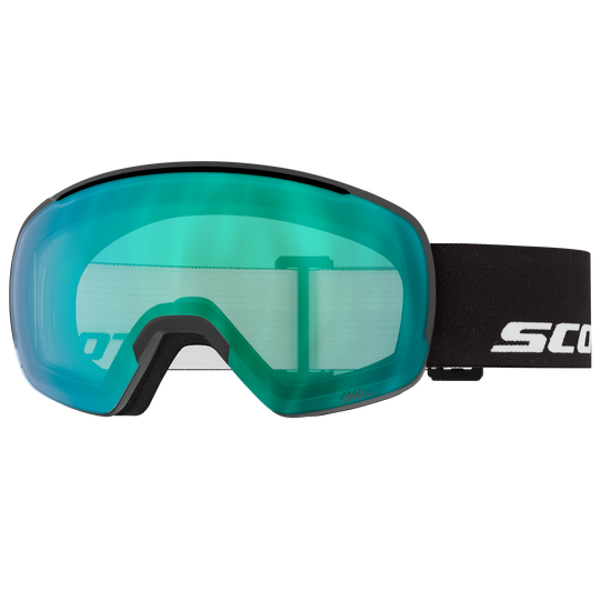 SCOTT Sphere OTG Skibrille Black - AMP Aurora Green Chrome S1 Ansicht 1