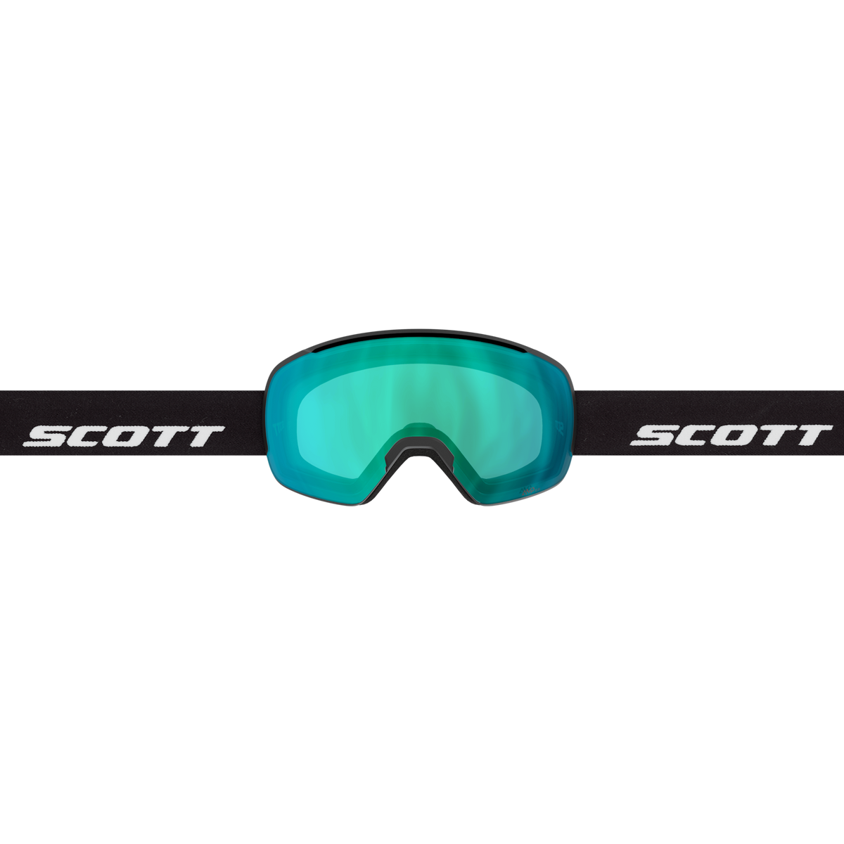 SCOTT Sphere OTG Skibrille Black - AMP Aurora Green Chrome S1 Ansicht 2