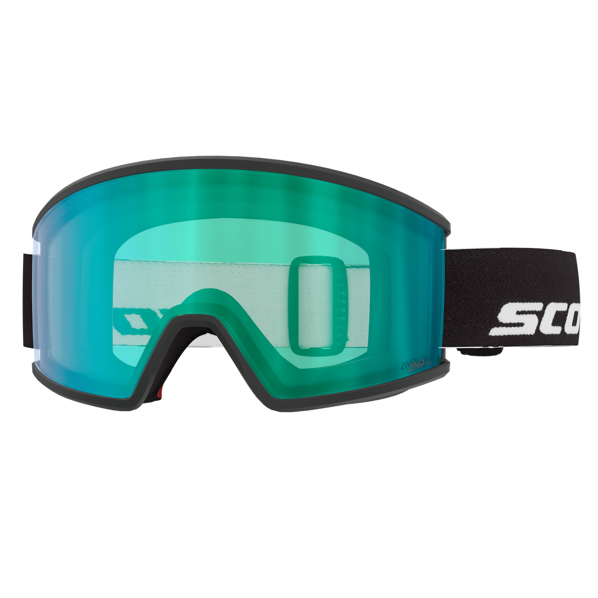 SCOTT Ambit Compact Skibrille - Black Aurora Green - Ansicht 1