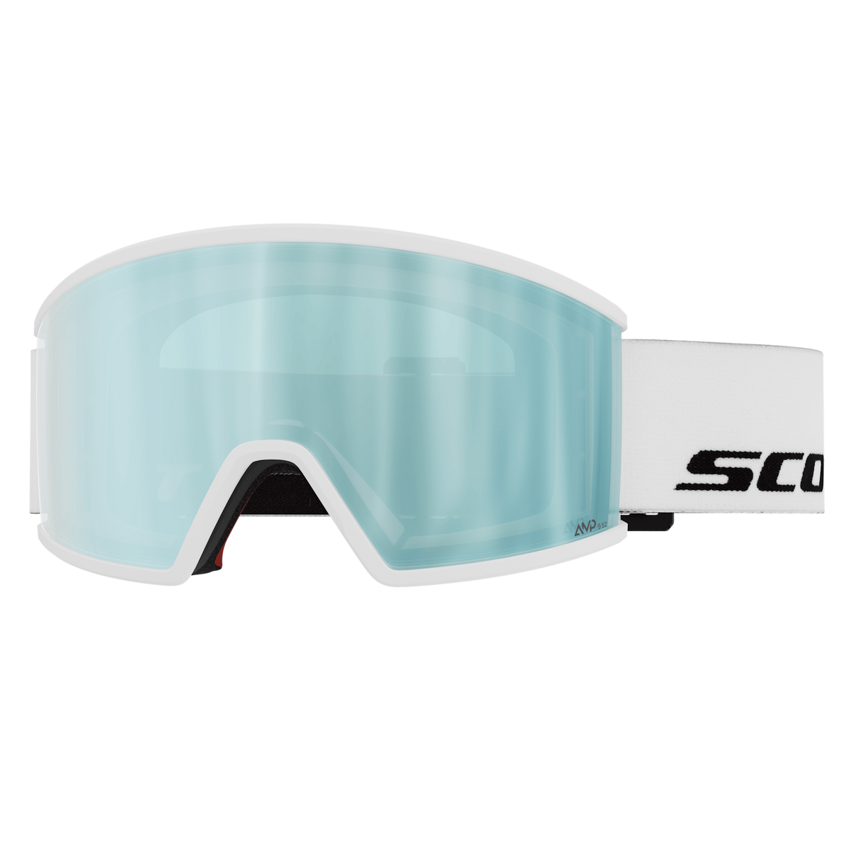 SCOTT Ambit Skibrille - White - AMP Ice Chrome S2 - Ansicht 1