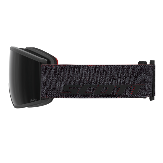 SCOTT Ambit Skibrille - Black - Red - AMP Black Chrome S3 - Ansicht 4