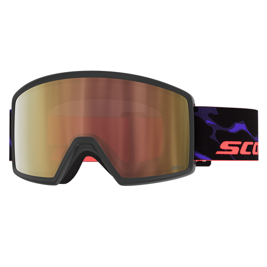 SCOTT Neo Light Sensitive Skibrille Black - Purple – Vorderansicht