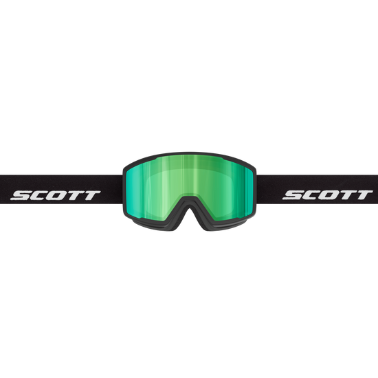 SCOTT Trace Pro Compact Skibrille – Black - Green Chrome S2 – Ansicht 2