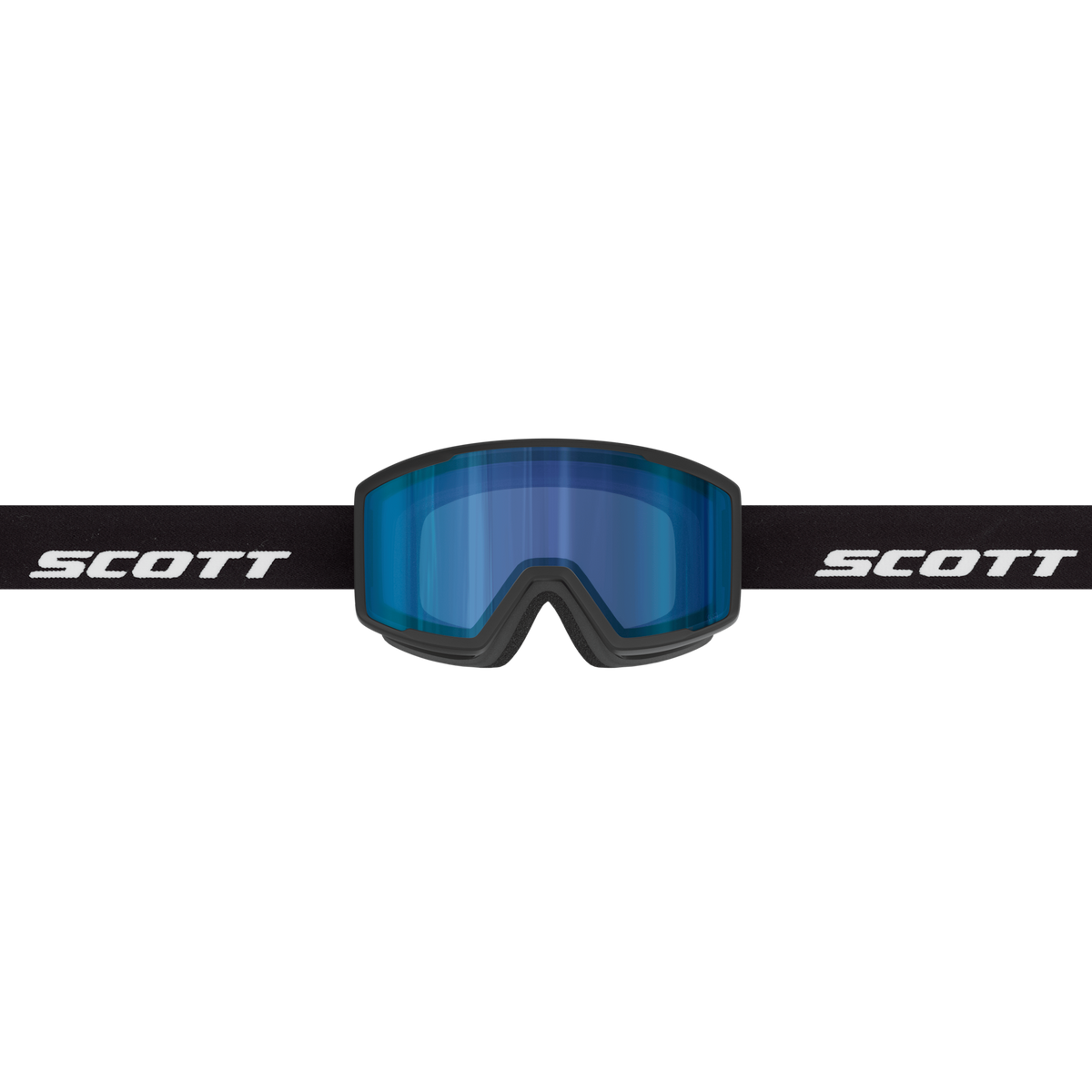 SCOTT Trace Pro Compact Skibrille – Black - Blue Chrome S1 – Ansicht 2