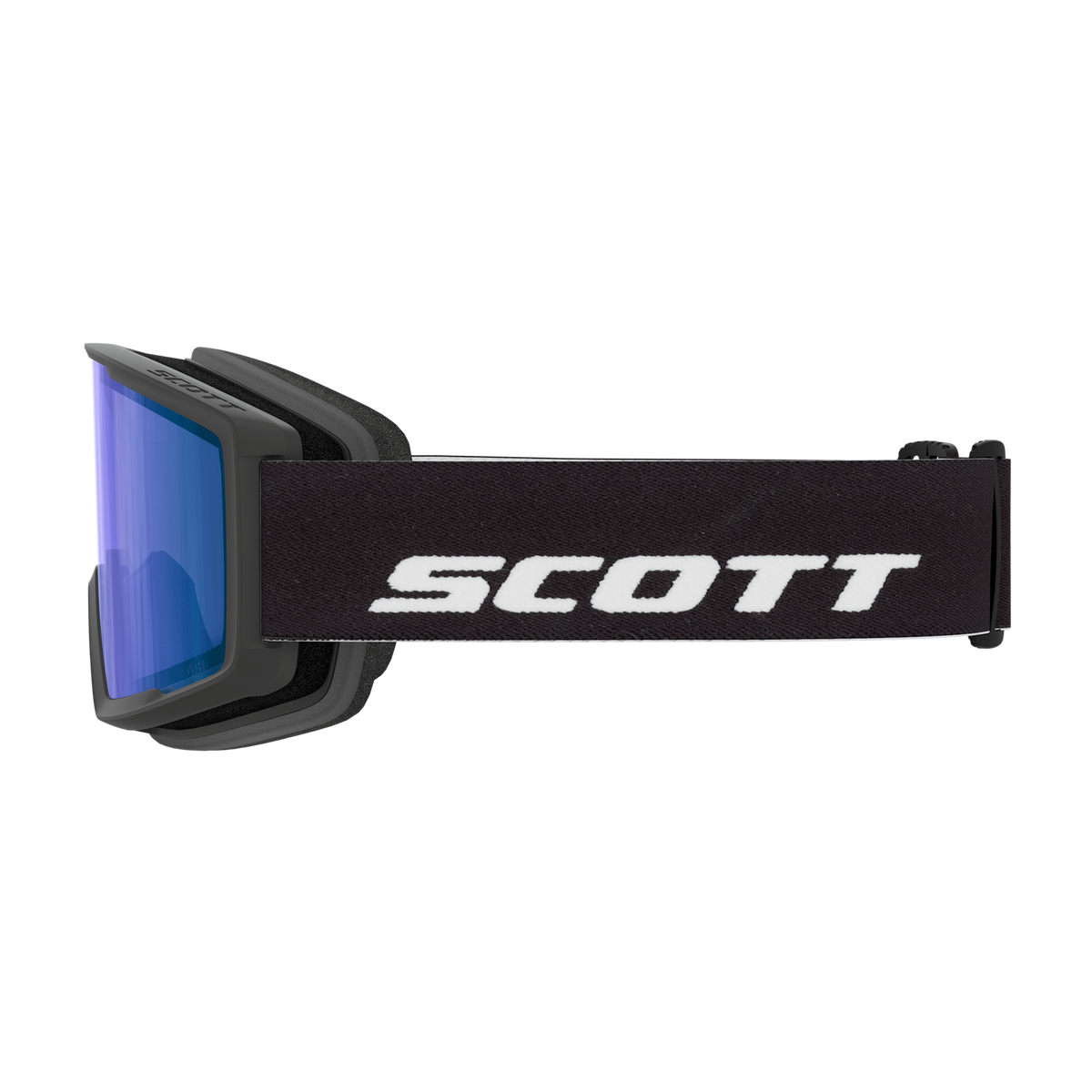 SCOTT Trace Pro Compact Skibrille – Black - Blue Chrome S1 – Ansicht 4