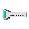 SCOTT Trace Pro Compact Skibrille – White - Green Chrome S2 – Ansicht 4