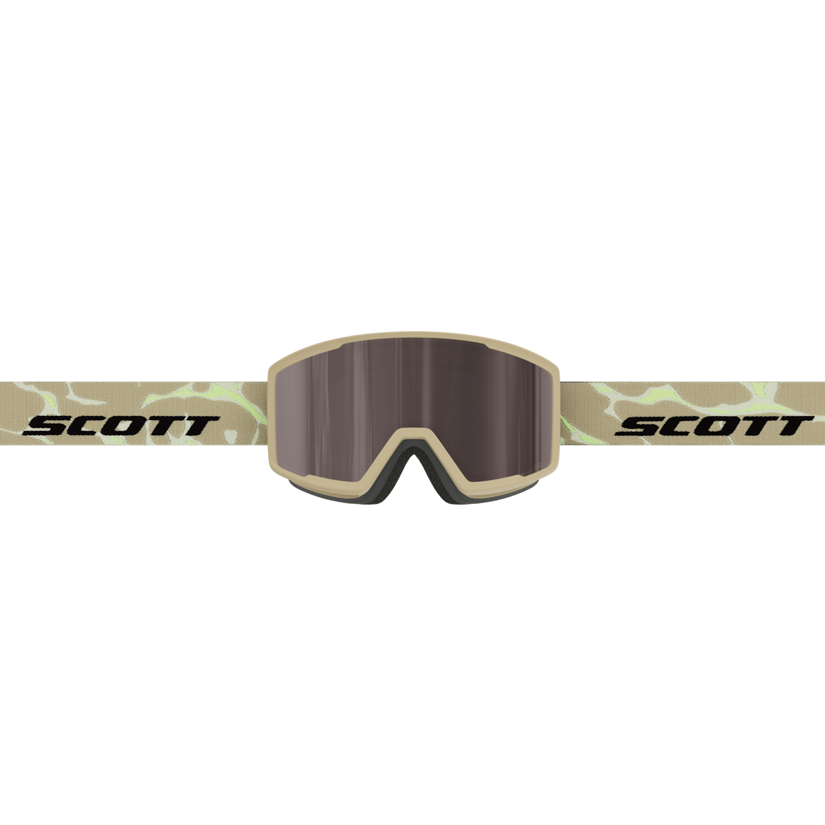 SCOTT Trace Pro Compact Skibrille – Mojave Beige - Silver Chrome S2 – Ansicht 2