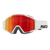 SCOTT Shield Pro Junior Skibrille - White - Red Chrome S3