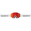 SCOTT Shield Pro Junior Skibrille - White - Red Chrome S3