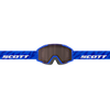 SCOTT Shield Pro Junior Skibrille - Blue - White - Silver Chrome S2