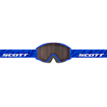 SCOTT Shield Pro Junior Skibrille - Blue - White - Silver Chrome S2