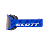SCOTT Shield Pro Junior Skibrille - Blue - White - Silver Chrome S2