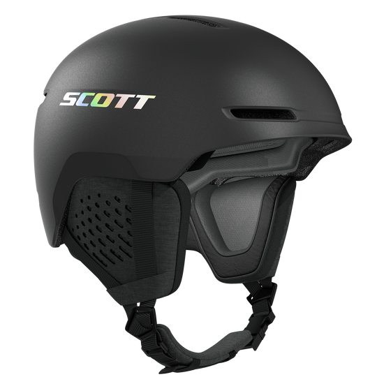 SCOTT Track Helm – Granite Black - Holo Silver