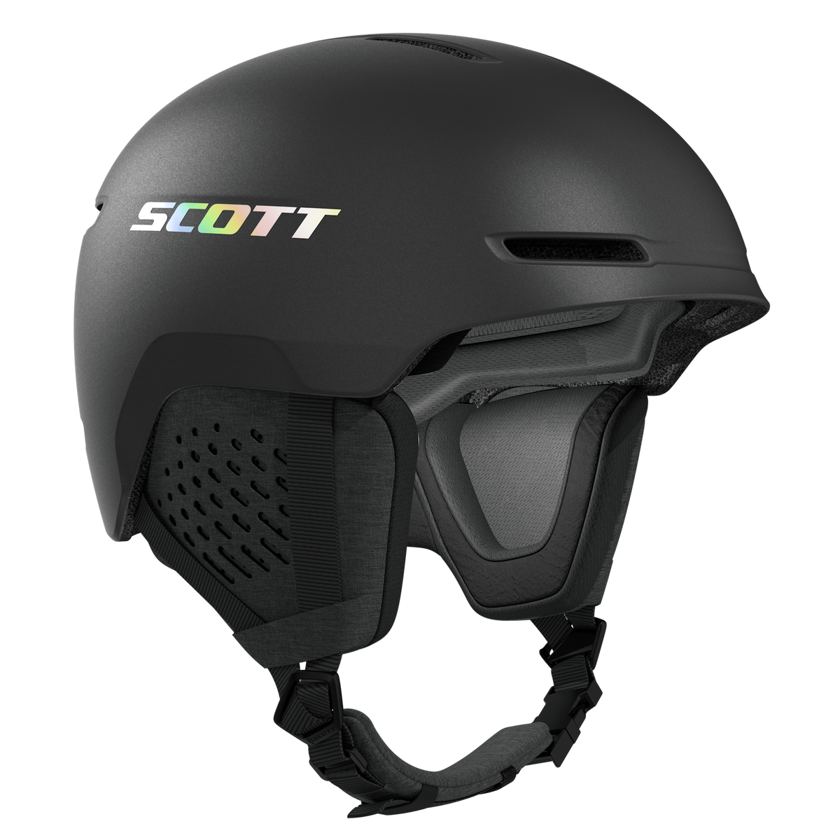 SCOTT Track Helm – Granite Black - Holo Silver