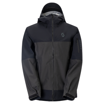 SCOTT Explorair 3L Wintersportjacke Herren – Black – Frontansicht