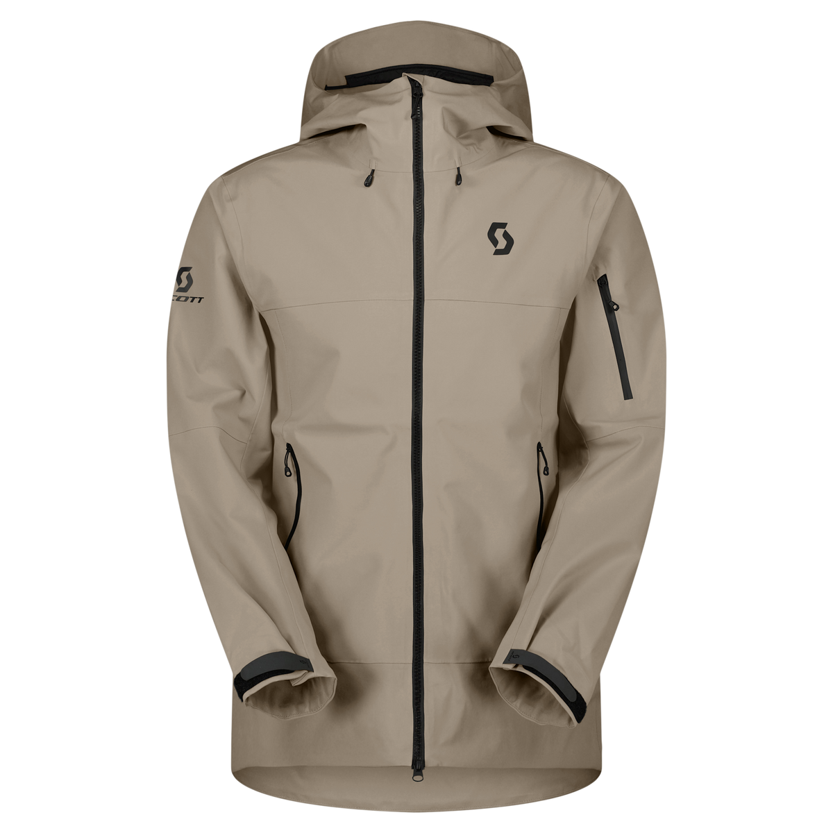 SCOTT Explorair 3L Wintersportjacke Herren – Portobello Beige – Frontansicht