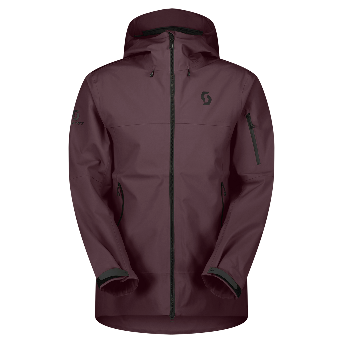SCOTT Explorair 3L Wintersportjacke Herren – Cocoa Red – Frontansicht