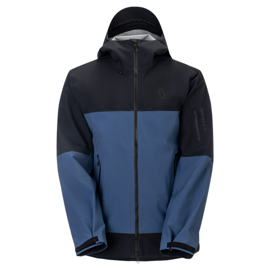 SCOTT Explorair 3L Wintersportjacke Herren – Dusk Blue - Black – Frontansicht