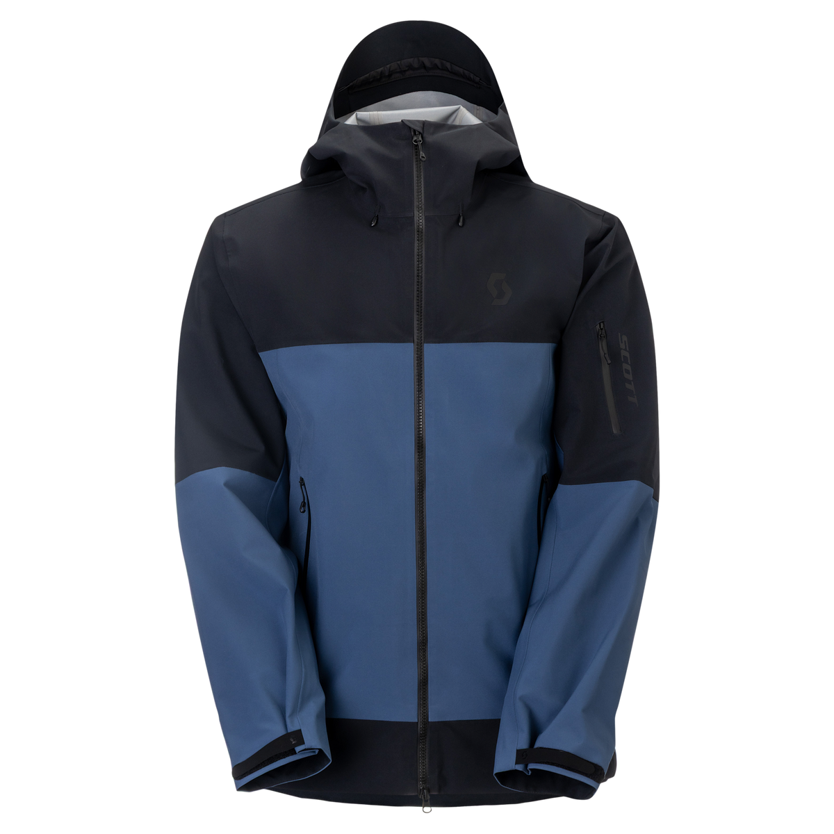 SCOTT Explorair 3L Wintersportjacke Herren – Dusk Blue - Black – Frontansicht