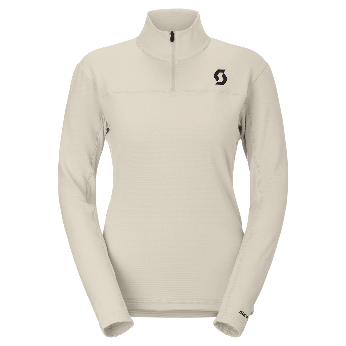 SCOTT Defined Light Midlayer-Pullover Damen – Latte Beige – Vorderansicht