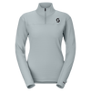SCOTT Defined Light Midlayer-Pullover Damen – Mist Blue – Vorderansicht