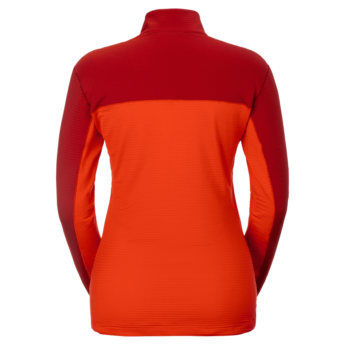 SCOTT Defined Light Midlayer-Pullover Damen – Turbo Red - Toasted Red – Rückansicht