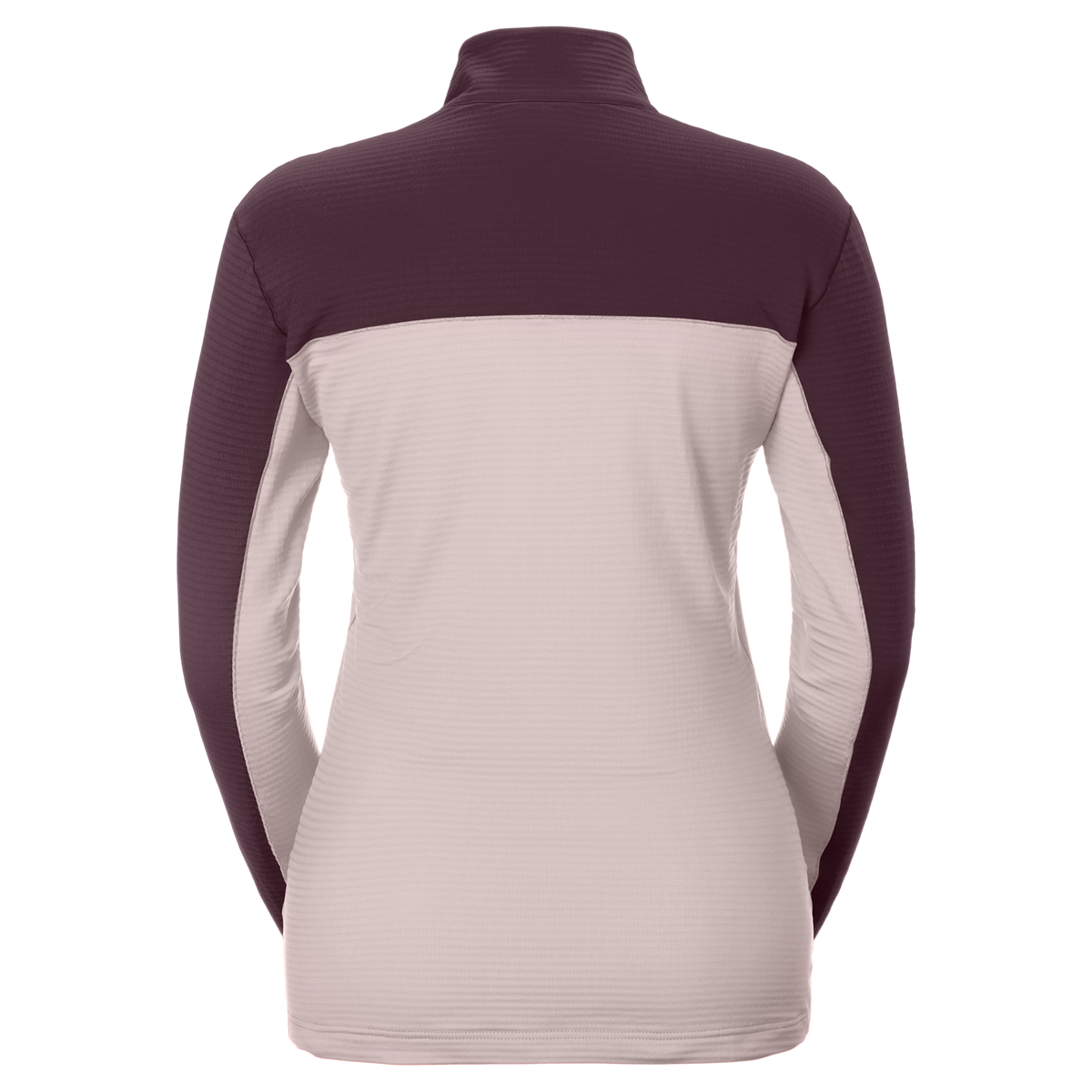 SCOTT Defined Light Midlayer-Pullover Damen – Wax Pink - Cocoa Red – Rückansicht