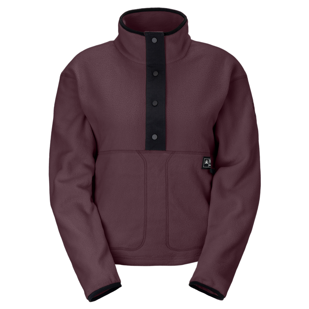 SCOTT Escape Original Fleece Pullover Damen - Cocoa Red Vorderansicht