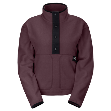 SCOTT Escape Original Fleece Pullover Damen - Cocoa Red Vorderansicht