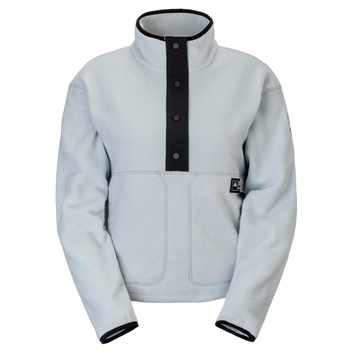 SCOTT Escape Original Fleece Pullover Damen - Mist Blue Vorderansicht