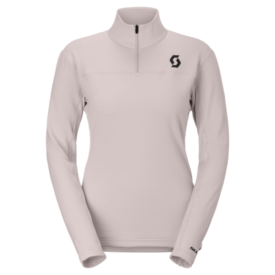 SCOTT Defined Light Midlayer-Pullover Damen – Wax Pink – Vorderansicht