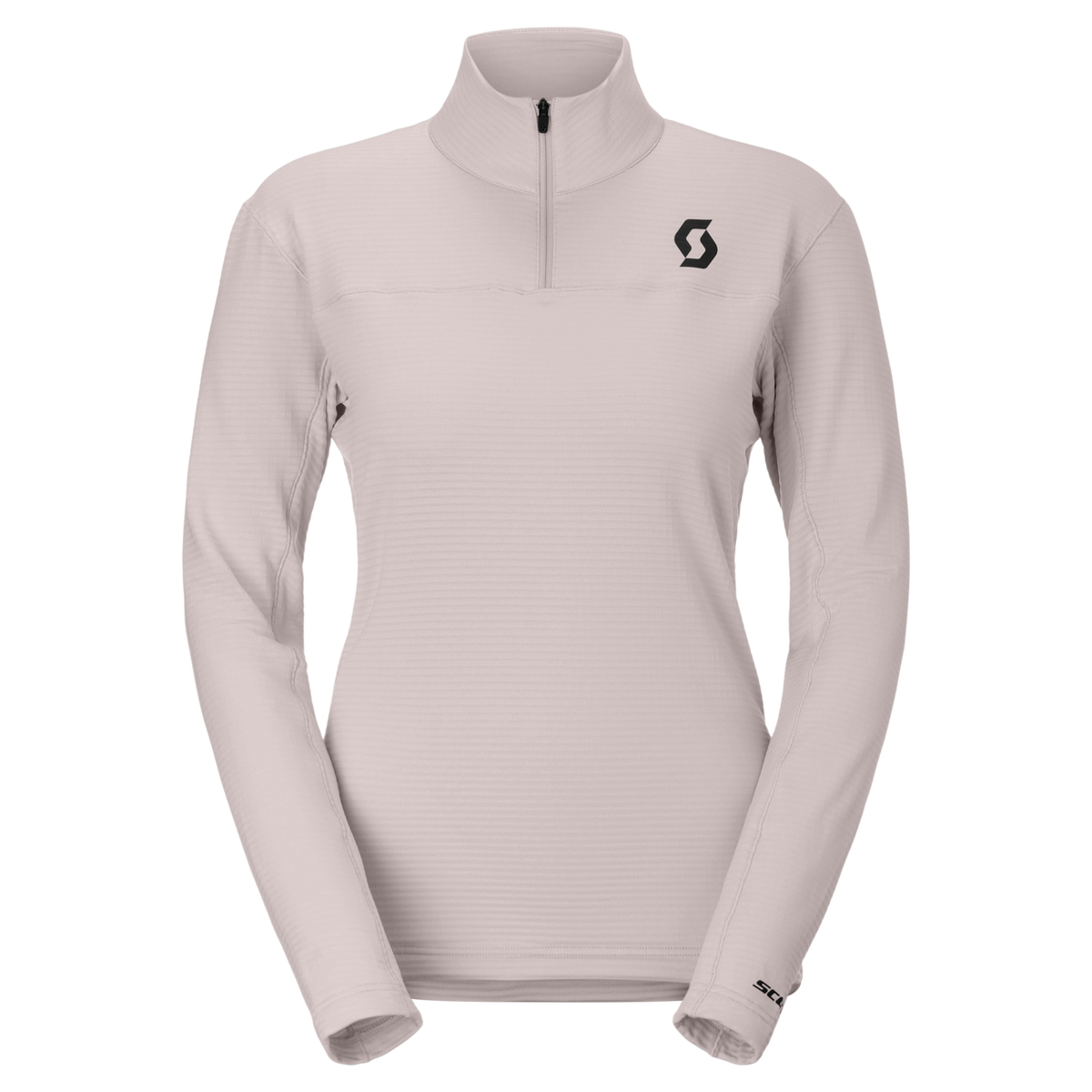 SCOTT Defined Light Midlayer-Pullover Damen – Wax Pink – Vorderansicht