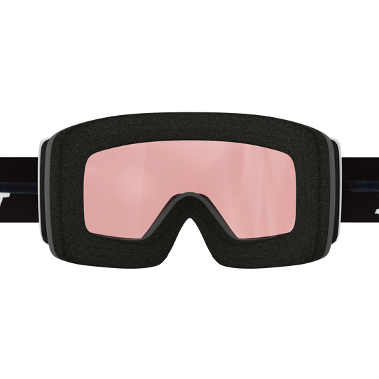 SCOTT Trace Pro Compact Skibrille – White - Green Chrome S2 – Ansicht 5