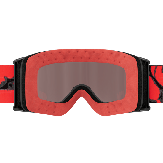 SCOTT Ambit Skibrille - Black - Red - AMP Black Chrome S3 - Ansicht 5