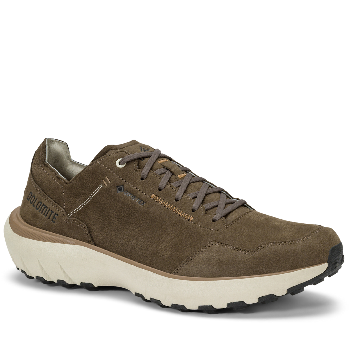 Dolomite Carezza Go Leather GTX Herrenschuh – Dark Brown – Ansicht 1