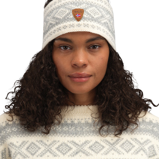 Dale Of Norway CORTINA 1956 HEADBAND Grey White One size - PeakStyle