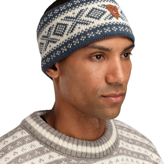 Dale Of Norway CORTINA 1956 HEADBAND Steel Offwhite One size - PeakStyle