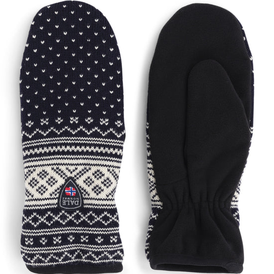 Dale Of Norway VALLØY POLAR MITTENS Steel Offwhite L - PeakStyle