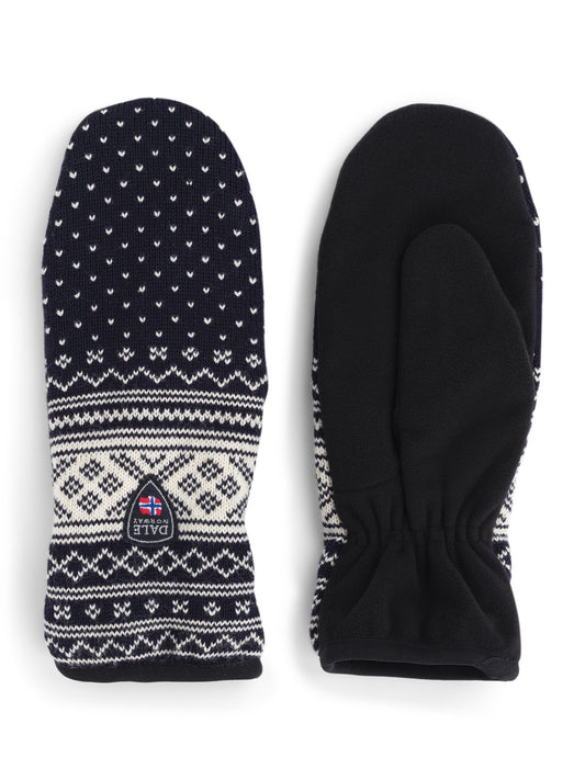 Dale Of Norway VALLØY POLAR MITTENS Steel Offwhite L - PeakStyle