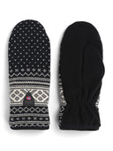 Dale Of Norway VALLØY POLAR MITTENS Black Offwhite L - PeakStyle