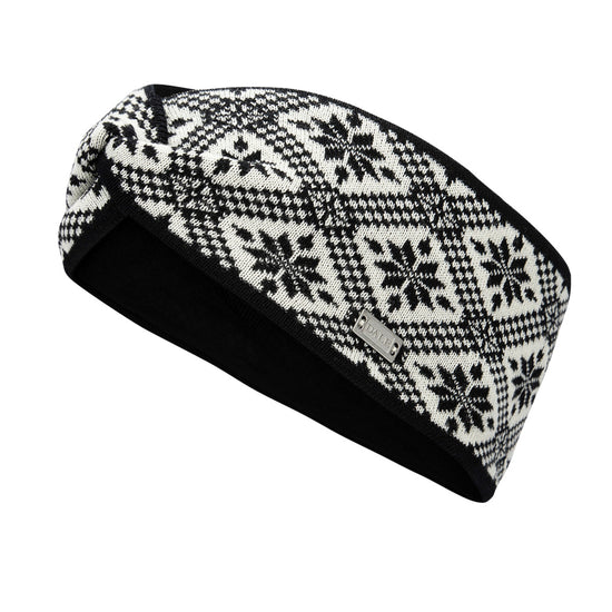 Dale Of Norway CHRISTIANIA HEADBAND Black Offwhite One size - PeakStyle