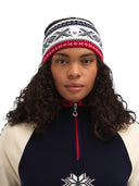 Dale Of Norway DYSTINGEN HEADBAND Navy Offwhite Raspberry One size - PeakStyle