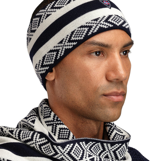 Dale Of Norway KVITEGGA HEADBAND Navy Offwhite One size - PeakStyle